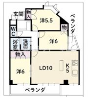 ヒルハイツ浅井の間取り画像