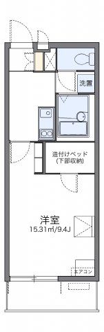 レオパレスフライハイトの間取り画像