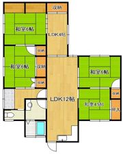 通谷5丁目戸建の間取り画像