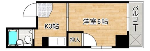 ウエストハイツの間取り画像