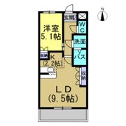 グリーンヒルズの間取り画像