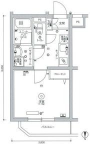 スカイコート小竹向原の間取り画像