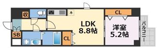 スプランディッド堀江の間取り画像