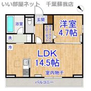 D-ROOM小久保の間取り画像