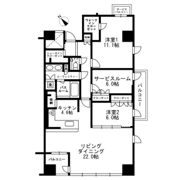 アーバンパーク代官山Ⅱの間取り画像