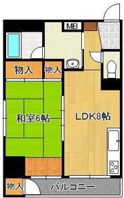 コンフォート高見の間取り画像