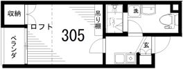フォセット南大井の間取り画像