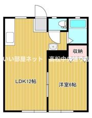 パナハイツホワイトの間取り画像
