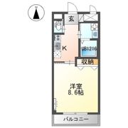 城北レジデンスの間取り画像