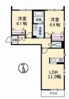 グランベレオ三吉 A棟の間取り画像