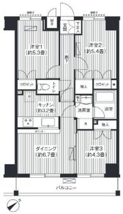 SKガーデン西葛西の間取り画像