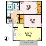 ユーステージB棟の間取り画像