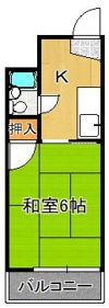 ジュネス三萩野の間取り画像