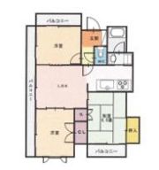 ブランシール芦屋 2Fの間取り画像