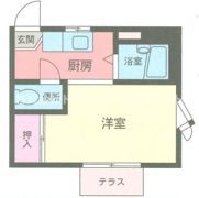 コーポラスダンの間取り画像