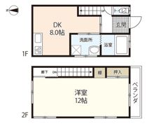 新川貸家の間取り画像