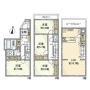 三軒茶屋戸建の間取り画像