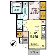 グローリー Jの間取り画像