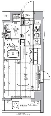 PREMIUM CUBE 王子神谷の間取り画像