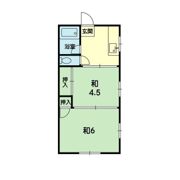 コーポ熊本駅南の間取り画像