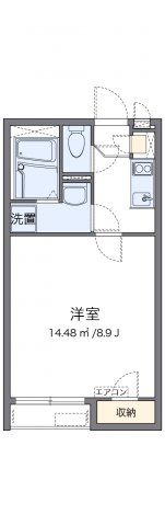 クレイノさんふらわー入谷の間取り画像