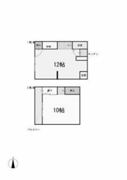 ヴィレッジ東雲の間取り画像