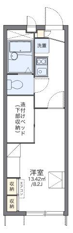 レオパレス大徳Cの間取り画像