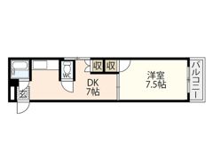 コーポ市村の間取り画像