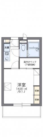 レオパレスリビエールブランシェの間取り画像