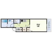 プロスパーコート桃谷の間取り画像