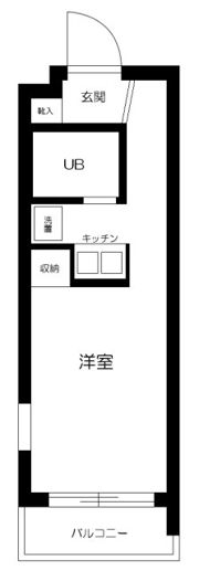 スカイコート千歳烏山第5の間取り画像