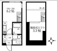 ハーミットクラブハウス東急日吉の間取り画像