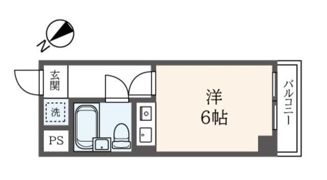 プラーズ日の出町の間取り画像