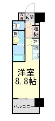 エスリード神戸三宮パークビューの間取り画像