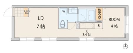 エスセナーリオ中野新井245の間取り画像