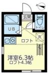 ユナイト三ツ沢ベルガモの間取り画像