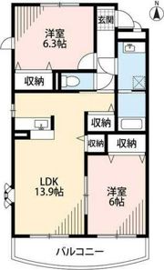 アスペルジュの間取り画像