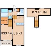 エミリア川内02の間取り画像