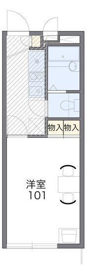 レオパレス光南の間取り画像