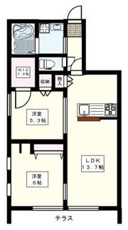 メゾンドシャルマンの間取り画像