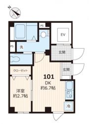 シャ ブラン 蔵前の間取り画像