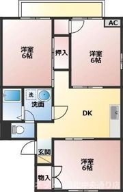 サンハイツ宮川Bの間取り画像