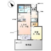戸田市美女木アパート新築工事の間取り画像
