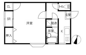 メゾンユタカの間取り画像