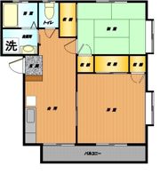 コーポさつきⅠの間取り画像