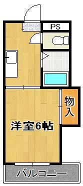 ギャラン千代ヶ崎の間取り画像