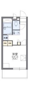 レオパレスクララ九条の間取り画像