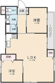 ロジィングス藤井の間取り画像