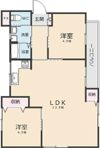 ロジィングス藤井の間取り画像