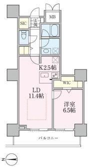 ロイヤルパークスタワー南千住の間取り画像